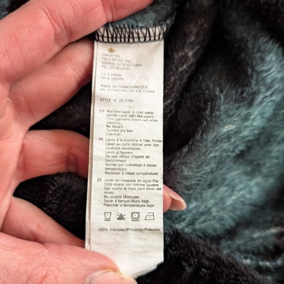 Weekend Edition - Pajama Pants Lounge Fluffy Buffalo Check Red & Green 2 pairs - Picture 6 of 13